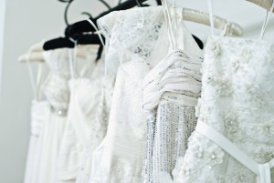 Sarah Houston's boutique in Yorkville has a wide selection of bridal wear.