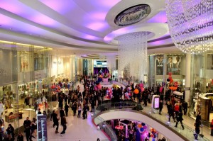 The venue was colourfully decorated and filled with stylishly dressed guests.