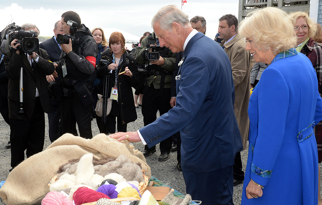 The Prince of Wales launches the Campaign for Wool in Canada