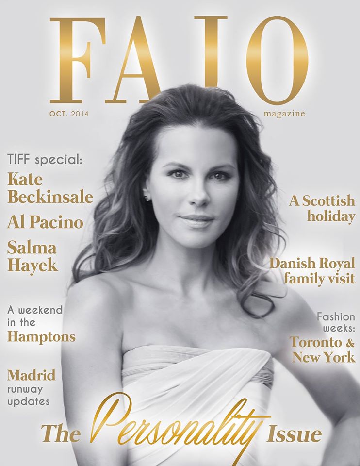 Kate Beckinsale graces the cover of The Personality Issue this month.
